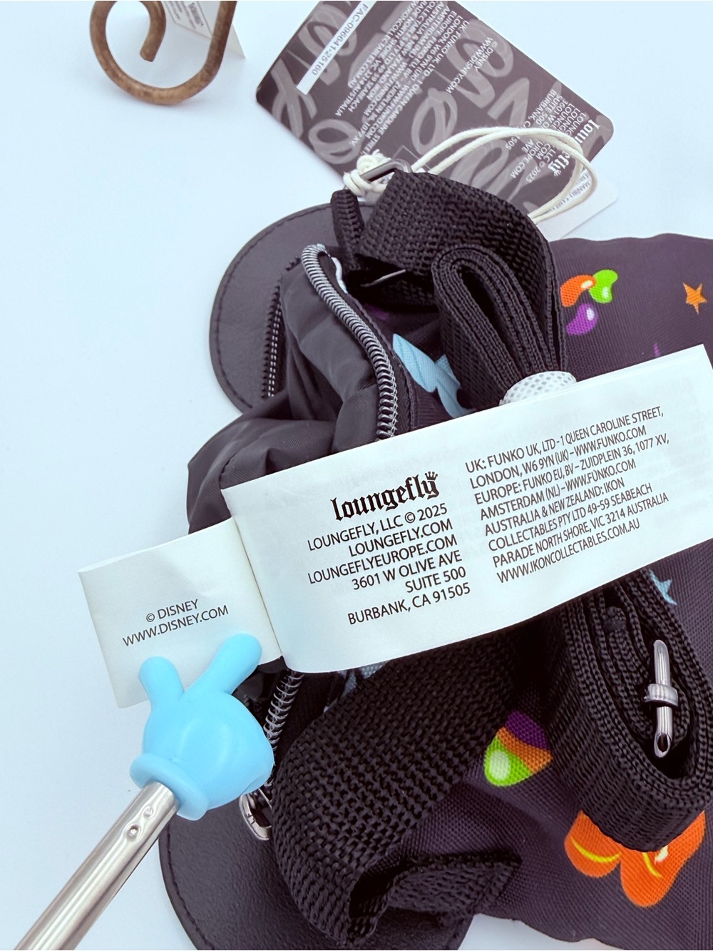 Loungefly Halloween Mickey Crossbody Bag NWT - Picture 7 of 7